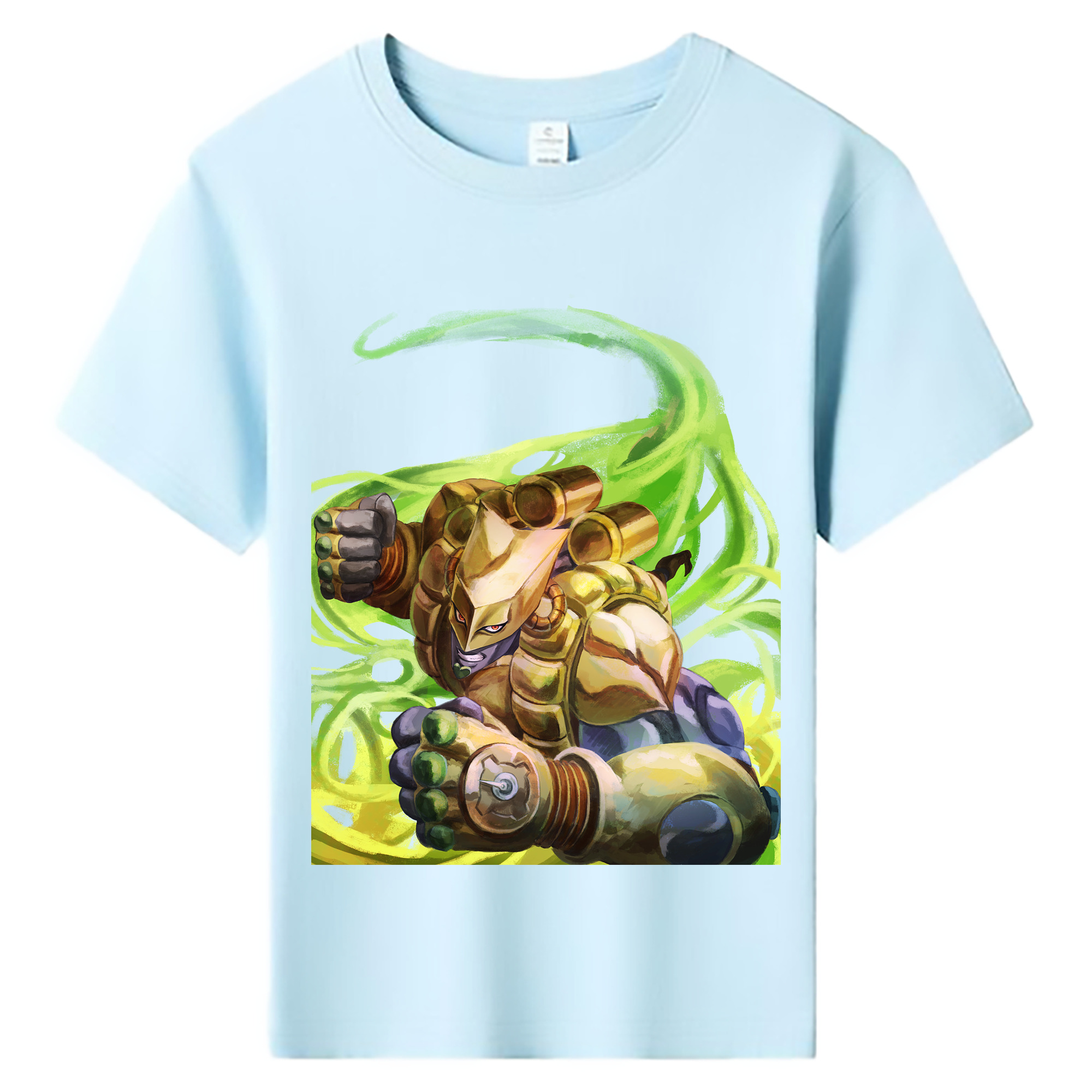 （画像用） ジョジョの奇妙な冒険 ディオ?ブランドー JoJo's Bizarre Adventure Dio Brando 綿100％キッズTシャツ（フロントプリント）